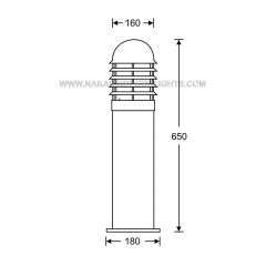 โคมไฟสนาม Bollard